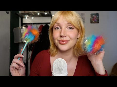 ASMR 💖 Colorful Trigger Sounds To Help You Fall Asleep ~ Whispering