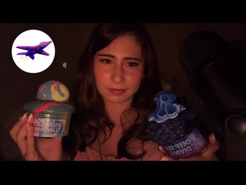 ASMR ~ Slime unboxing! (Clicky whispering)