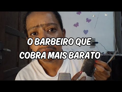 POV: VOCÊ FOI NA BARBEARIA BARATA #asmr  #comedia #asmrroleplay