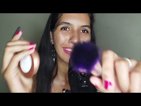ASMR AMIGA TE MAQUIANDO O MAIS RÁPIDO POSSÍVEL PARA O ANO NOVO / FAST AND AGGRESSIVE ⚡