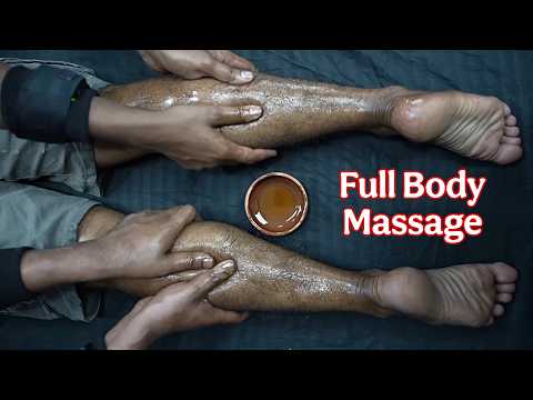 Full Body Oil Massage for Total Relaxation: A Timeless Tradition | ASMR 4 Hands Full Body Massage