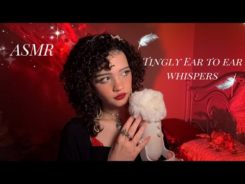Up CLOSE Ear To Ear Whispers ASMR {Life Update,Jewelry,Hair Dresser horror story} 