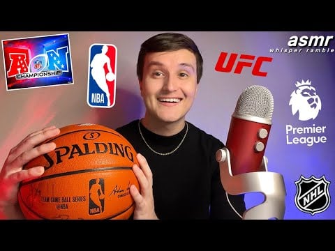 ASMR Whisper Ramble on All Thing Sports 🏈🏀 (nfl playoffs, nba, ufc, football)