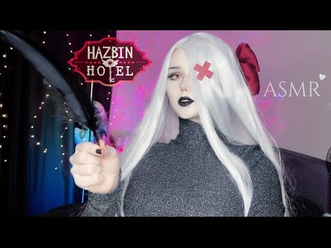 ☾♱ ASMR: Vaggie tickles you with feather 🪶 I Hazbin Hotel Cosplay RolePlay
