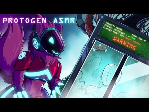 [Furry ASMR] POV you slept 4000 years and wake up to a protogen [Whispering and Story ASMR]