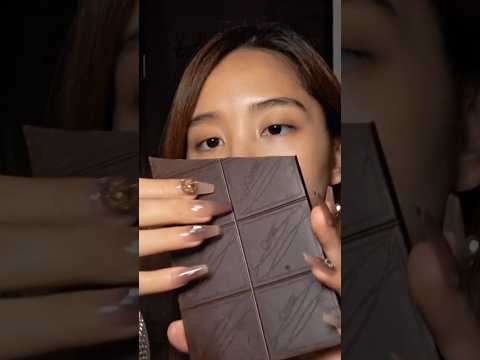 the chocolate is already expired😅 #asmr #tapping