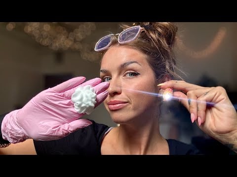 ASMR - FACE EXAM