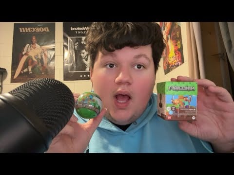 ASMR Come Open Minecraft Blind Boxes With Me!! 🙏😉
