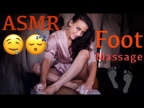 ASMR Gina Carla 🦶🏼Creamy Massage! High Sensitive 👣