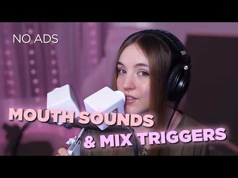ASMR 💕 1 HOUR of Mouth sounds with Assorted Triggers 💕 NO ADS