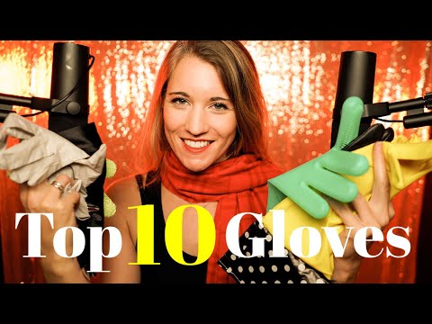 TOP 10 GLOVES of 2021 🎧 ASMR 🎥 4k Binaural