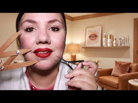ASMR Doing your lips with DETAIL Dermatologist Roleplay