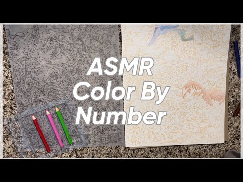 ASMR Color By Number ~ whispered, soft spoken, rambles