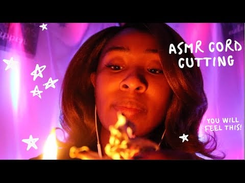 ASMR Cord Cutting While Sleeping
