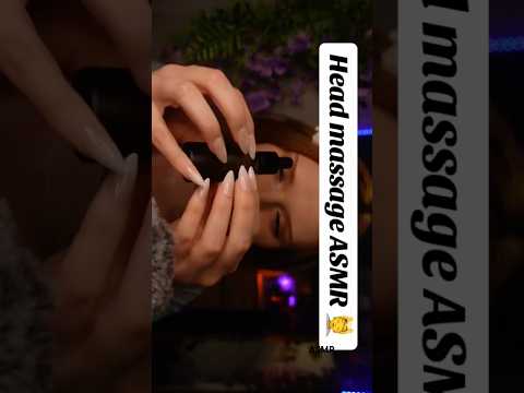 Head massage ASMR💆FULL👆🏻Fluffy mic, Mouth sounds, Whisper 😴