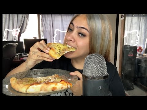 ASMR PIZZA Y CHISME mukbang