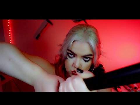 ASMR Strong and Emancipated Harley Quinn kidnaps you #shorts