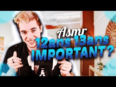 🤔 ASMR : 12ans 13ans un âge Important ? 🤔 ( bruit eau )