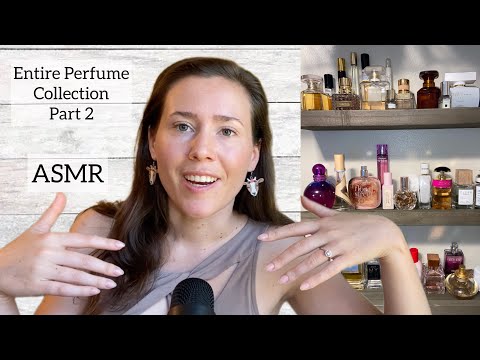 ASMR - My Entire Perfume Collection Pt. 2 - Glass Tapping & Soft Spoken