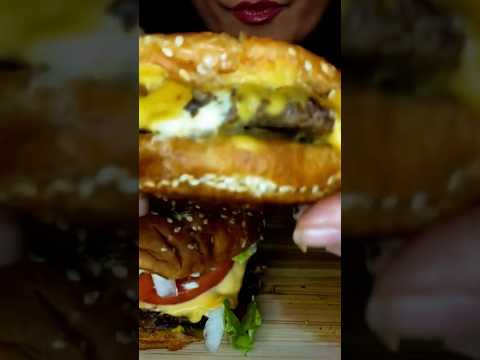 FIVE GUYS BURGER #asmr #food #burger
