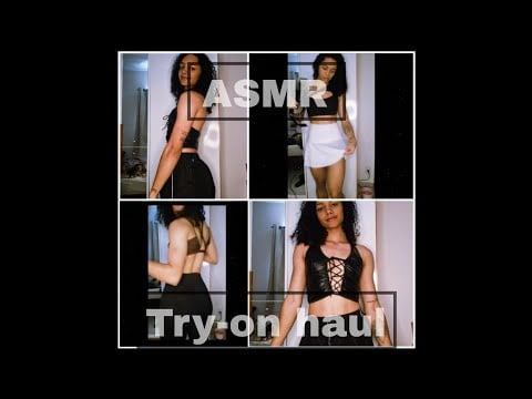 Experimentando roupas (scratching e tapping em tecidos)• ASMR • 