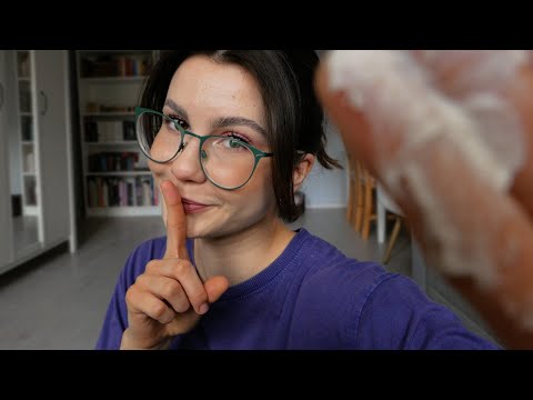 ASMR • niesłyszalnie robię Twoją pielęgnację 🤫 (dźwięki ust) // inaudibly doing your skincare