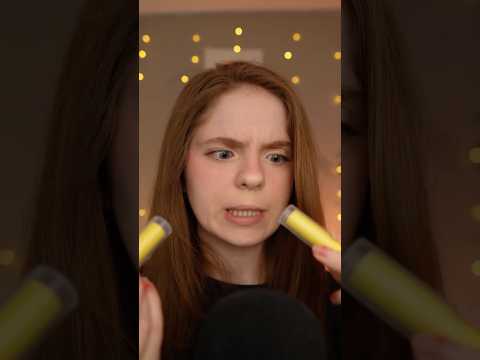 FASTEST Chaotic Doing BOTH Our Makeup Application Fast ASMR #asmr #shorts #asmrsounds