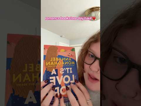 ASMR romance bookstore day haul #asmr #booktok #booktube #bookhaul #asmrtriggers #asmrhaul