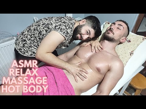 ASMR AMAZING TURKISH BODY VERY RELAX MASSAGE  - Asmr head,face,chest,abdominal,leg massage