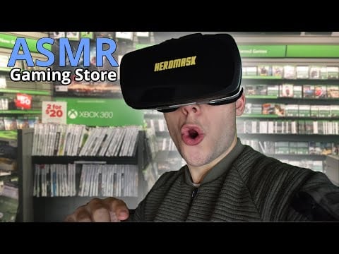 [ASMR] Game Store Roleplay | Heromask Pro | VR Cardbox