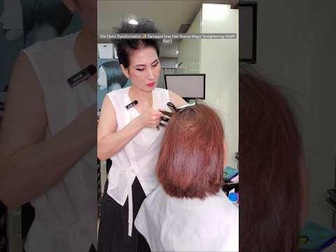 Hair Salon ASMR | Korean Hair Transformation - Beautiful Results