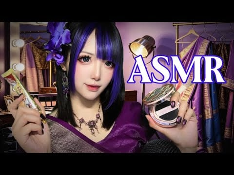 ASMR | 🥻Dressing & Makeup for an Indian Actress Before Filming