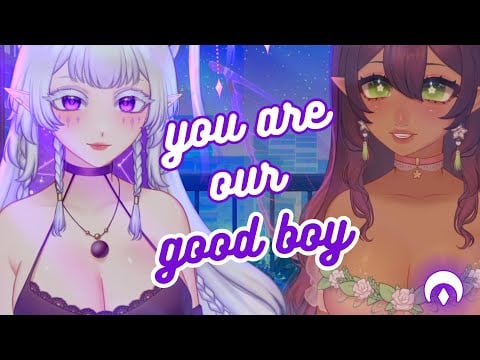 You are Such a Good Boy 💜 Two Girls Speakers 💜 Collab with @DaChickTriesASMR