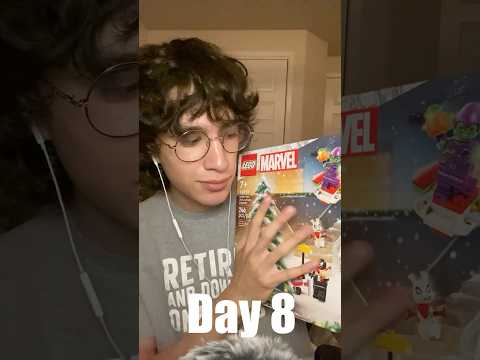 ASMR Day 8 Of The Lego Spiderman Advent Calendar🕷️ #asmr #holiday #adventcalendar #spiderman #lego