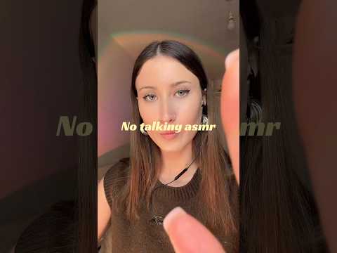 ASMR stroking your face 🥰 #asmr #asmrsounds