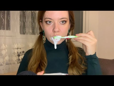 ASMR | Teeth 🦷 Brushing 🪥♥️♥️✨Big Foam 🌫️💨💨💨