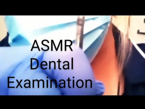 Asmr DENTIST exam/DENTAL check/MASK 🦷🧤😷