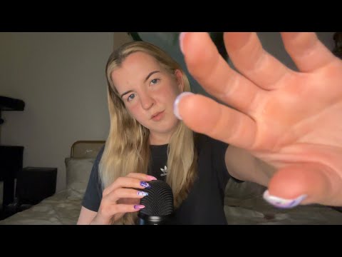 Personal Attention ASMR (face brushing, hand movements, scratching)