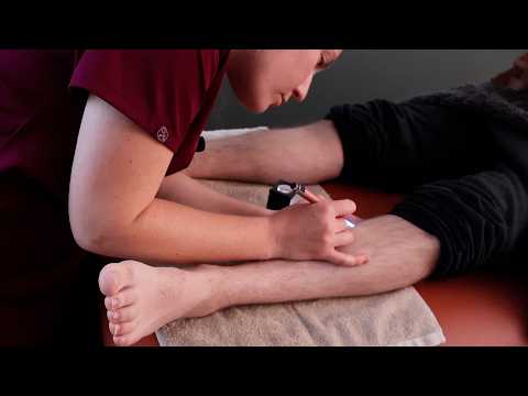 Sleep Inducing ASMR Doctor Gives Full Body Skin Exam | Scalp Check, Temperature, Inspection (part 1)