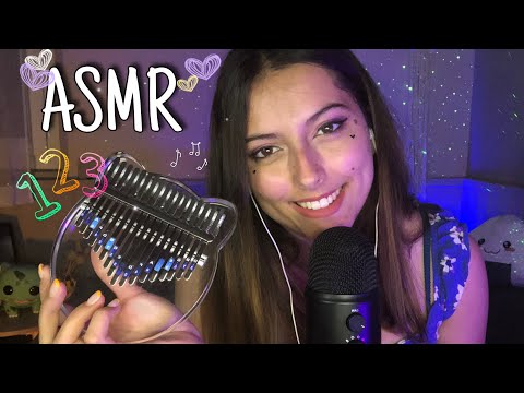 ASMR ♥ JE COMPTE EN ECHO +Kalimba (Tu es dans une grotte) ✨