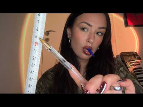 Sketching & Measuring Your Face✏️📝 l FAST & AGGRESSIVE ASMR