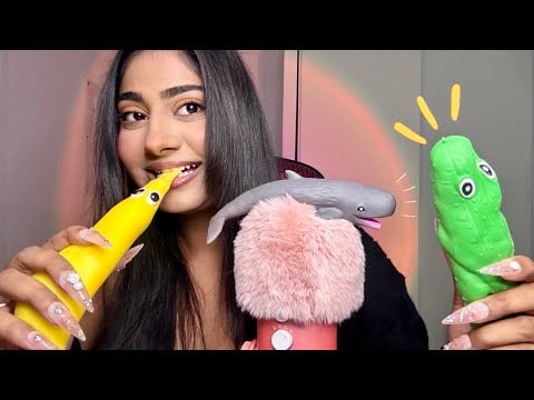 ASMR Very Satisfying Squishy Mouth Sounds & Triggers