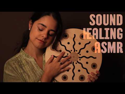 SOUND HEALING ASMR for DEEP SLEEP 💖 Positive Affirmations w/ Ocean Drum for Anxiety Relief