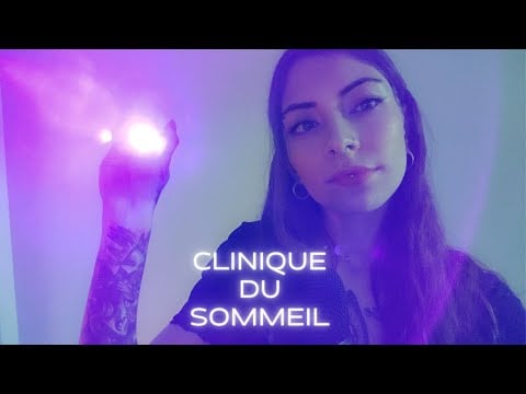 ASMR FRANCAIS | ROLEPLAY MEDECIN | CLINIQUE DU SOMMEIL | TEST ASMR (LUMIERE, TAPPING, VISUEL)