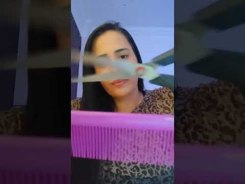 Cortando o seu cabelo #asmr #asmrsounds #asmrvideo #asmrtriggers #tapping