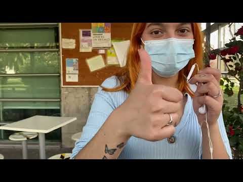 ASMR EN LA UNIVERSIDAD| TAPPING Y SUSURROS| SOFIWI