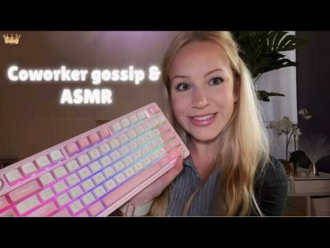 ASMR | Coworker gossip sesh & personal attention in the office 👩‍💻
