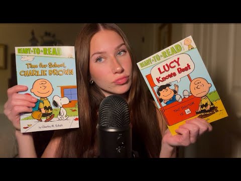 ASMR Reading You Children's Stories 📚 | Soft Whispering, Page Turning, Tapping and Tracing
