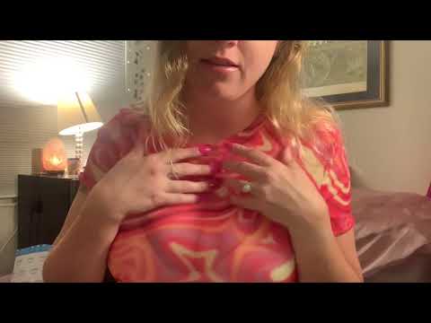 ASMR Fabric Scratching on Net Shirt, Whisper Rambling