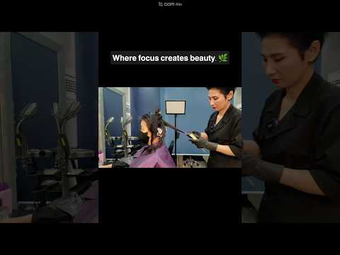 Hair Salon ASMR: Visual and Auditory Activation # Digital Setting Perm for Bouncy and Long-lasting C
